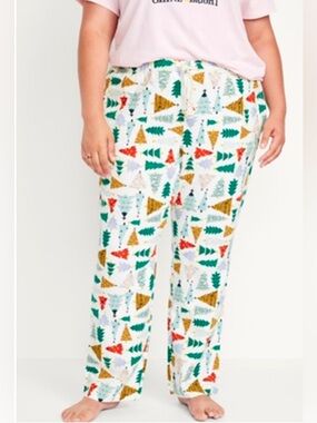 🆕 Old Navy Women’s Mid-Rise Flannel Pajama PJ Bottoms Sleep Pants 2X 20-22